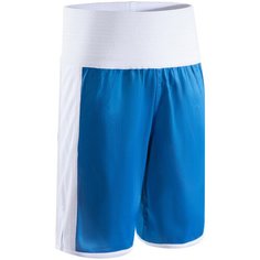 Шорты для бокса 900 двухсторонние детские для соревнований по английскому боксу, размер: 10-Aug, цвет: Маковый/Неоновый Синий OUTSHOCK Х Декатлон Decathlon