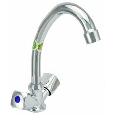 Смеситель для мойки двуручный "Juguni" с гибкой подводкой, JGN0430