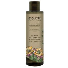 Ecolatier GREEN Шампунь для сухих волос и кожи головы Гладкость & Красота Серия ORGANIC CACTUS, 250 мл