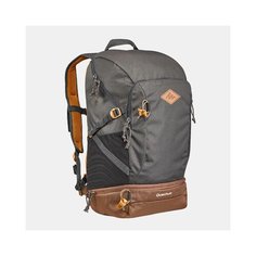 Рюкзак для походов на природе 30 литров NH500, размер: 30 л, цвет: Серо-Зелый QUECHUA Х Декатлон Decathlon