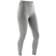 Леггинсы 7/8 хлопок укороченные Fit+, размер: XL / W35 L31, цвет: Серый NYAMBA Х Декатлон Decathlon