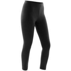 Легинсы 7/8 хлопок укороченные Fit+ для фитнеса женские 500 черные, размер: L / W33 L31, цвет: Черный NYAMBA Х Декатлон Decathlon