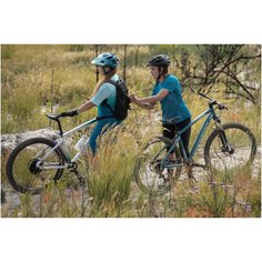 Футболка для горного велоспорта с короткими рукавами женская ST 100 , размер: M, цвет: Тёмный Сине-Зелёный/Тёмный Сине-Зелёный ROCKRIDER Х Декатлон Decathlon