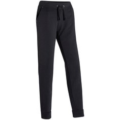 Брюки для джоггинга и фитнеса прямые с затянутым низом мужские 500 черные, размер: XL / W35 L31, цвет: Черный NYAMBA Х Декатлон Decathlon