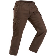 Брюки для путешествий мужские TRAVEL 100 , размер: S / W30 L31, цвет: Кофейный FORCLAZ Х Декатлон Decathlon