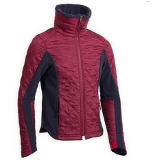 Толстовка детская WARM 500 розовая, размер: 160-166CM14-15A, цвет: Лиловый/Асфальтово-Синий FOUGANZA Х Декатлон Decathlon