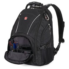 Рюкзак WENGER, 15”,черный, полиэстер 900D/М2 добби, 36x19x47 см, 32 л