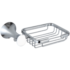 Мыльница решётчатая "Solinne", Y6869, хром