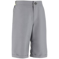 Шорты для походов для детей 7–15 лет серые MH100, размер: 131-140 CM 8-9, цвет: Асфальтовый QUECHUA Х Декатлон Decathlon