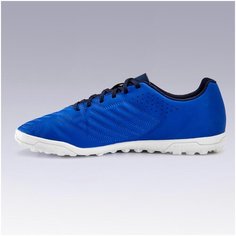 Бутсы футбольные для взрослых (сороконожки) Agility 140 HG, размер: 40, цвет: Глубокий Индиго KIPSTA Х Декатлон Decathlon