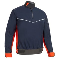 Куртка-анорак мужская Dinghy 500 для яхтинга/каякинга, размер: L, цвет: Асфальтово-Синий/Маковый TRIBORD Х Декатлон Decathlon