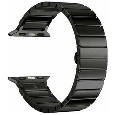 Ремешок Deppa Band Steel для Apple Watch 38/40 mm, нержавеющая сталь, черный