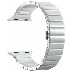 Ремешок Deppa Band Ceramic для Apple Watch 38/40 mm, керамический, белый