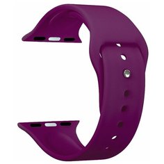 Ремешок Deppa Band Silicone для Apple Watch 38/40 mm, силиконовый, бургунди