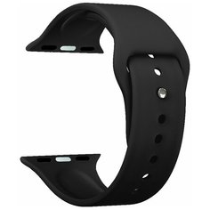 Ремешок Deppa Band Silicone для Apple Watch 38/40 mm, силиконовый, черный