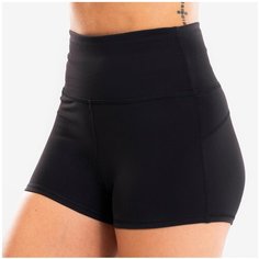 Шорты для современного танца облегающие женские черные DOMYOS Х Декатлон XS Decathlon