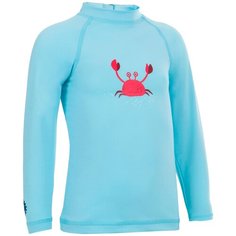 Футболка солнцезащитная с длинными рукавами детская синяя NABAIJI Х Декатлон 4-5 лет (103-112 см) Decathlon