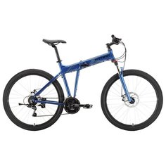Велосипед Stark21 Cobra 27.2 D синий/чёрный рама 18" (HD00000256)
