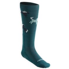 Носки детские SKS 500 Graph FOUGANZA Х Декатлон EU31/34 Насыщенный Тёмно-Бирюзовый/Бирюзово-Зеленый Decathlon