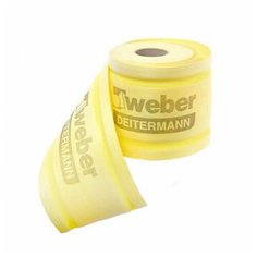 Эластичная изоляционная лента для герметизации примыканий и швов WEBER.tec 828 DB 75, 10м