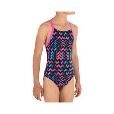 Купальник слитный для девочек Kamiye + NABAIJI Х Decathlon Розовый 141-148CM10-11A