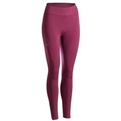 Бриджи с полной силиконовой леей женские 500 FOUGANZA Х Decathlon Лиловый M RU46