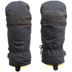 Варежки для лыж и сноуборда 2 в 1 черные SNB MI 500 DREAMSCAPE Х Decathlon Черный/Медовый/Охра L