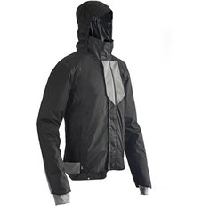 Теплая водонепроницаемая куртка для велоспорта мужская 540 BTWIN Х Decathlon Черный 2XL.
