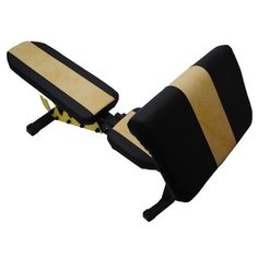 Скамья SportLim Orion 100480/100490 черный/желтый