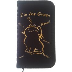 CENTRUM Пенал "Кот" 19х11х2,5 см (88092), черный