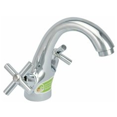 Смеситель для умывальника двуручный "Juguni" с гибкой подводкой, JGN0741