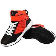 Кроссовки детские баскетбольные SE100 TARMAK Х Decathlon Красный Флуорисцентный/Черный 36