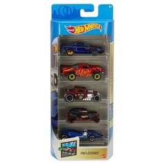Подарочный набор Hot Wheels из 5 машинок Hw Legends GTN38