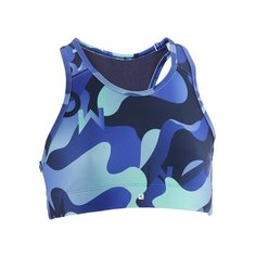 Топ S500 для девочек синий с принтом 10-11 лет (141-148 см) Синий DOMYOS Х Декатлон Decathlon