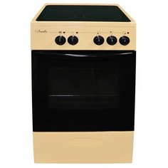 Электрическая плита ЛЫСЬВА-EF3001MK00 (ЭПС 301 МС) стеклокерамика кремовая