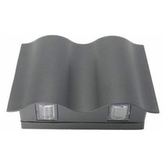 Уличный настенный светильник Favourite Tandem 2862-4W, Черный, LED 12