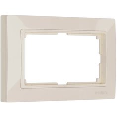 Рамка Werkel W0082003/ Рамка для двойной розетки Snabb basic (слоновая кость), Слоновая кость,
