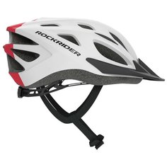 Шлем для велоспорта KHMTB 500 детский, Белый/Красный S/51-56, BTWIN X Декатлон Decathlon