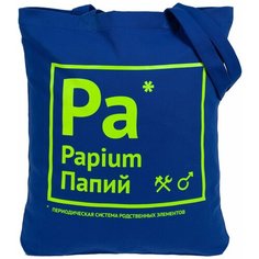 Экосумка Соль, текстиль, синий Sol