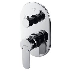 Смеситель встраиваемый в стену Bravat New Moon (2-функц) (P69191C-RUS)