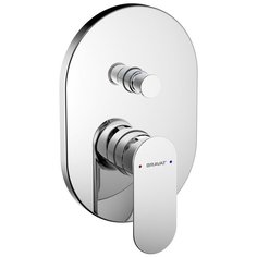 Встраиваемый смеситель 1-функц. Bravat Gina (PB865104CP-ENG)