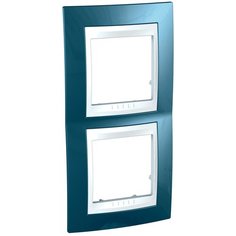 Рамка 2п Schneider ElectricMGU6.004V.854 UNICA, синий