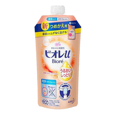 Мягкое пенное мыло Biore для всей семьи с увлажняющим эффектом, фруктово-цветочный аромат, 340 мл