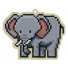 Алмазная мозаика на дереве Подвеска «Великан саванны», Гранни Wood