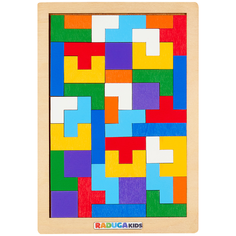 Головоломка Raduga Kids Тетрис голубой/желтый/зеленый