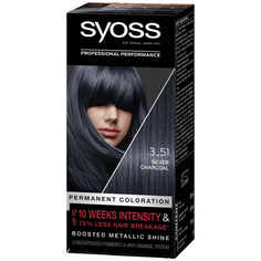 Syoss Color Стойкая крем-краска для волос, 3-51 серебристый угольный