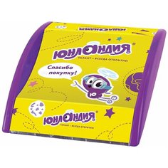 Подставка Юнландия "Талант — всегда открытие!" монетница настольная фиолетовый/желтый