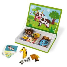 Магнитная книга - игра Животные Janod