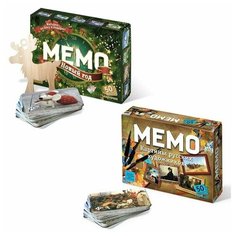 Игровой набор: Мемо "Новый год" (подвес на елку в комплекте) + Мемо "Картины русских художников" Нескучные игры