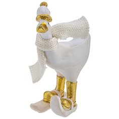 Фигурка Lefard Зимняя утка 233-267 белый